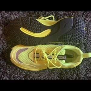 Puma lime green size 11 running sneakers- new